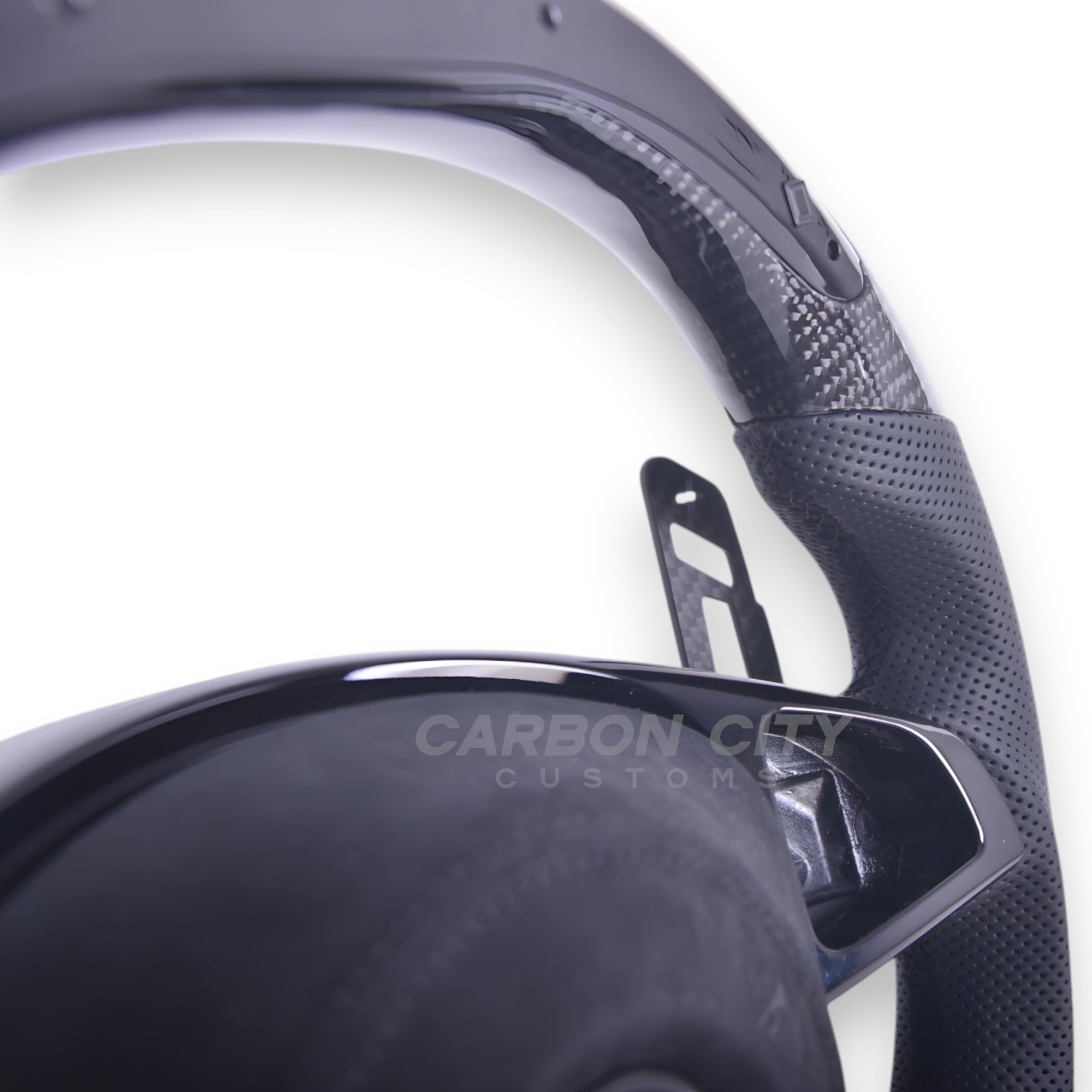 Mercedes-Benz 2017 AMG Style 'OEM+' Pre Designed Steering Wheel - Carbon City Customs