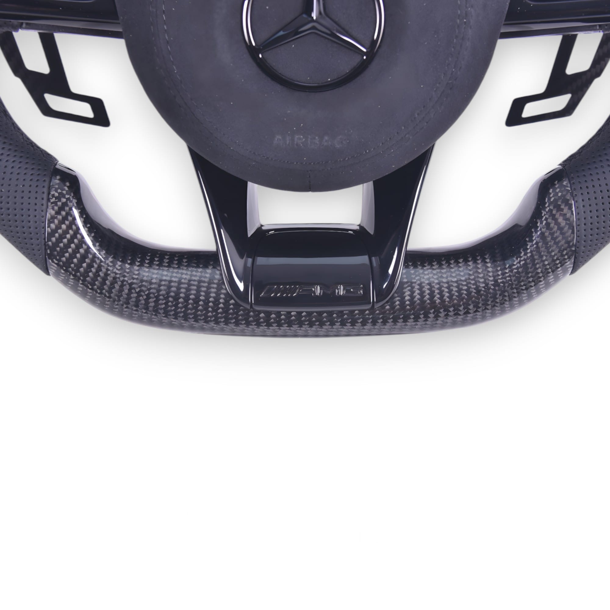 Mercedes-Benz 2017 AMG Style 'OEM+' Pre Designed Steering Wheel - Carbon City Customs