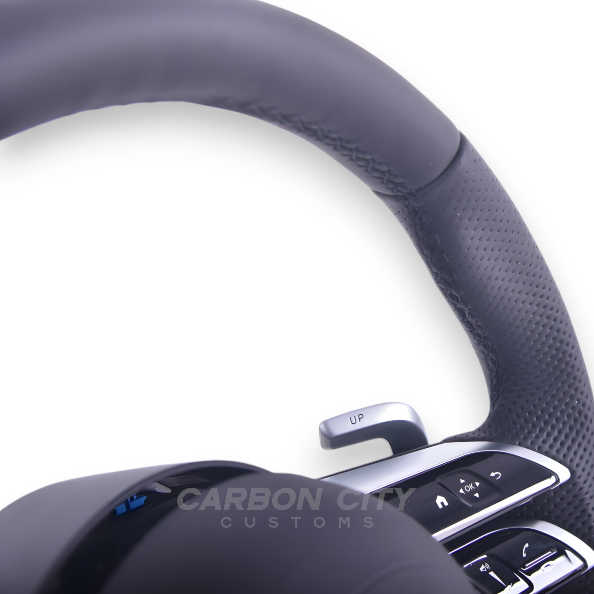 Mercedes-Benz 2023 AMG Style 'OEM' Pre Designed Complete Steering Wheel - Carbon City Customs