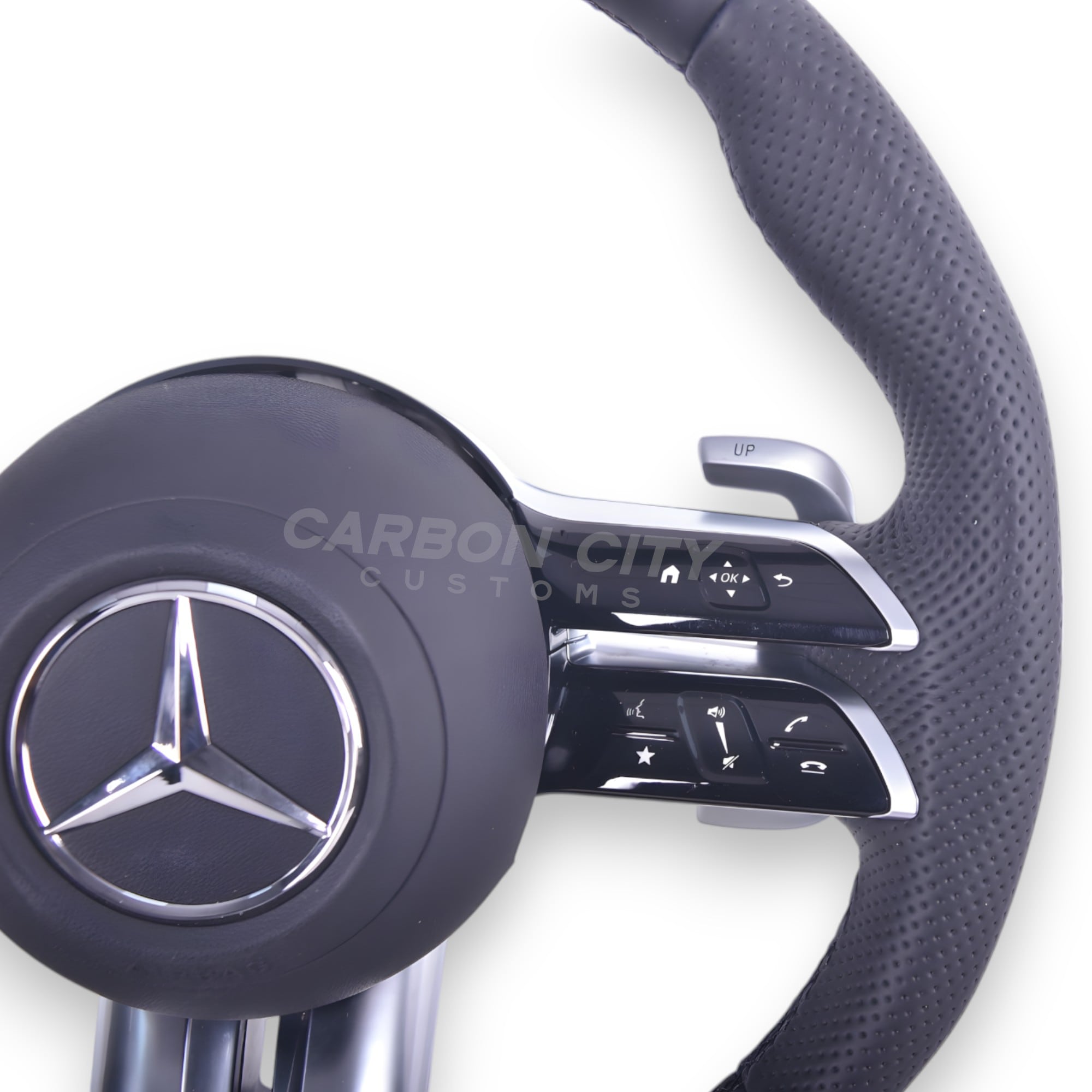 Mercedes-Benz 2023 AMG Style 'OEM' Pre Designed Complete Steering Wheel - Carbon City Customs