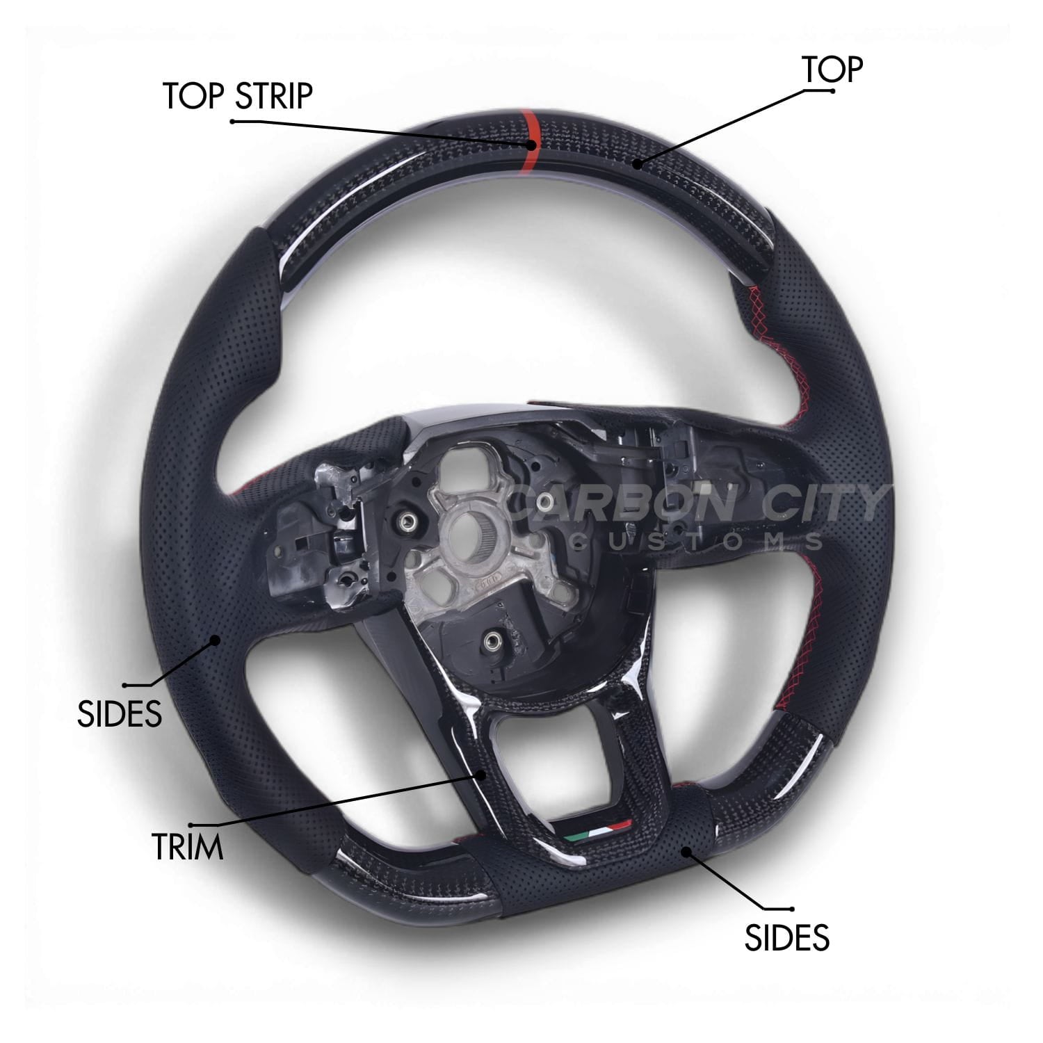 Lamborghini Revuelto Style Customizable Steering Wheel