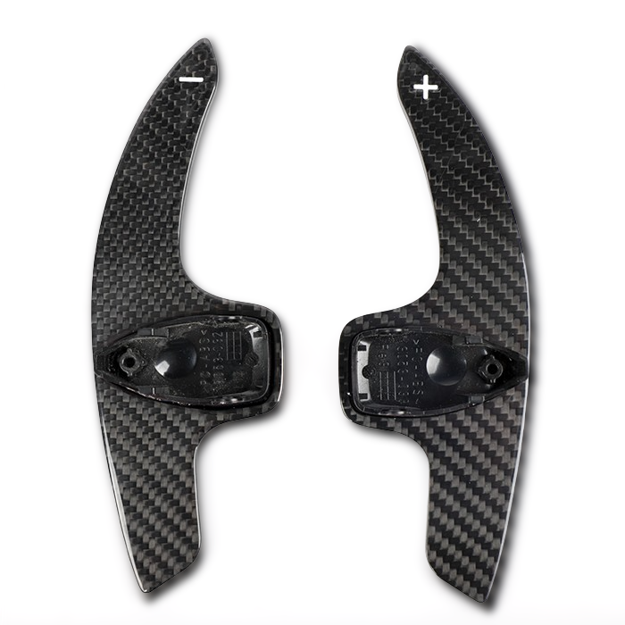 Performance Style Dry Carbon Fiber Replacement Paddle Shifters, For Audi,  BMW, Mercedes Benz & Volkswagen