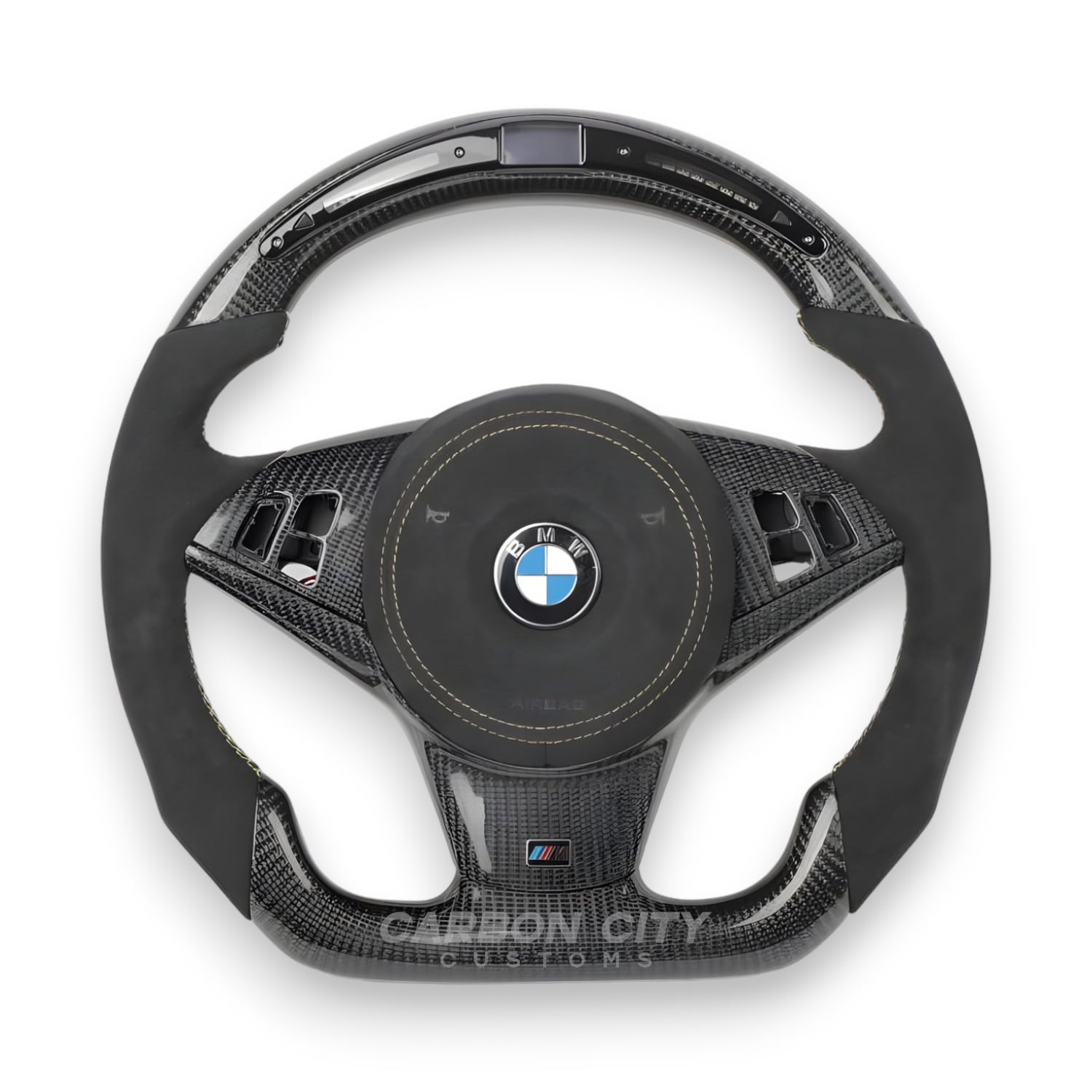 BMW E63 M6 custom steering wheel