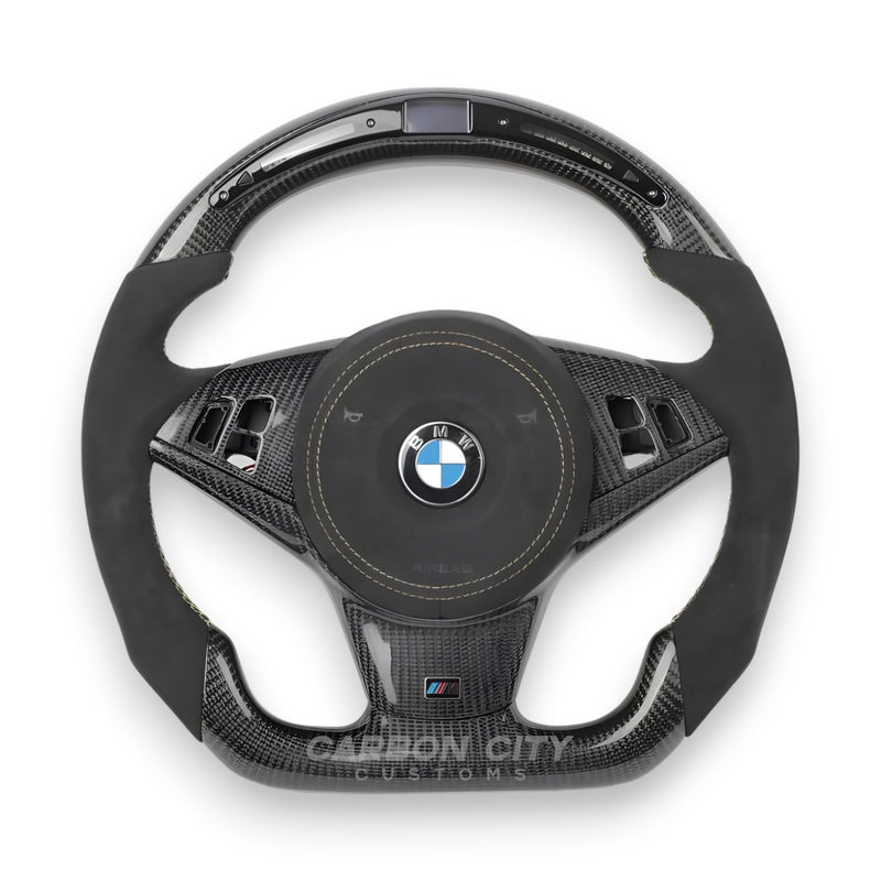 BMW E63 M6 Style Customizable Steering Wheel - Carbon City Customs