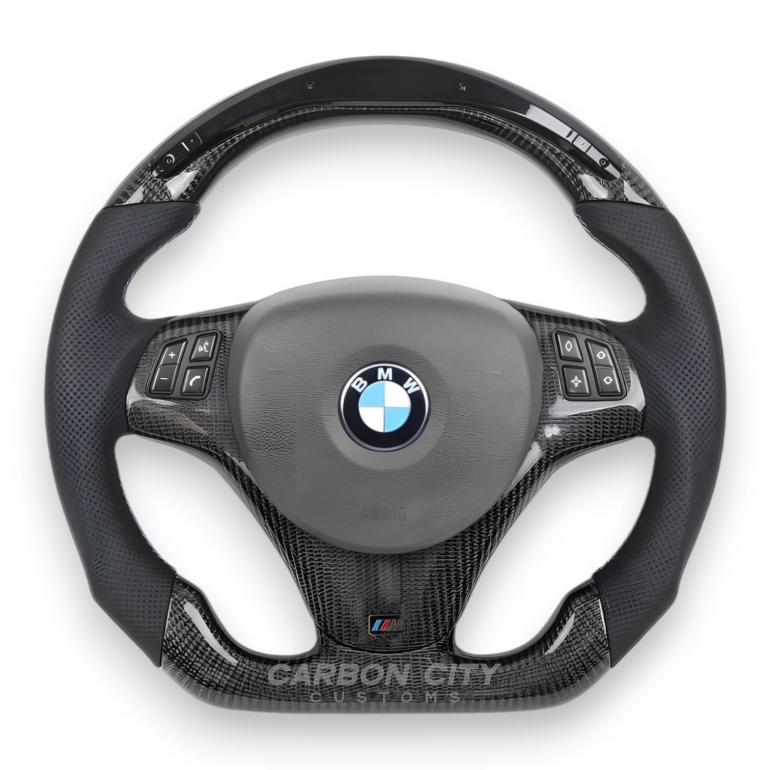 BMW E9X custom carbon steering wheel