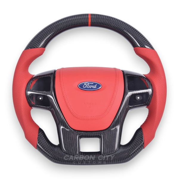 Ford Ranger Wildtrak/Everest Style Customizable Steering Wheel - Carbon City Customs