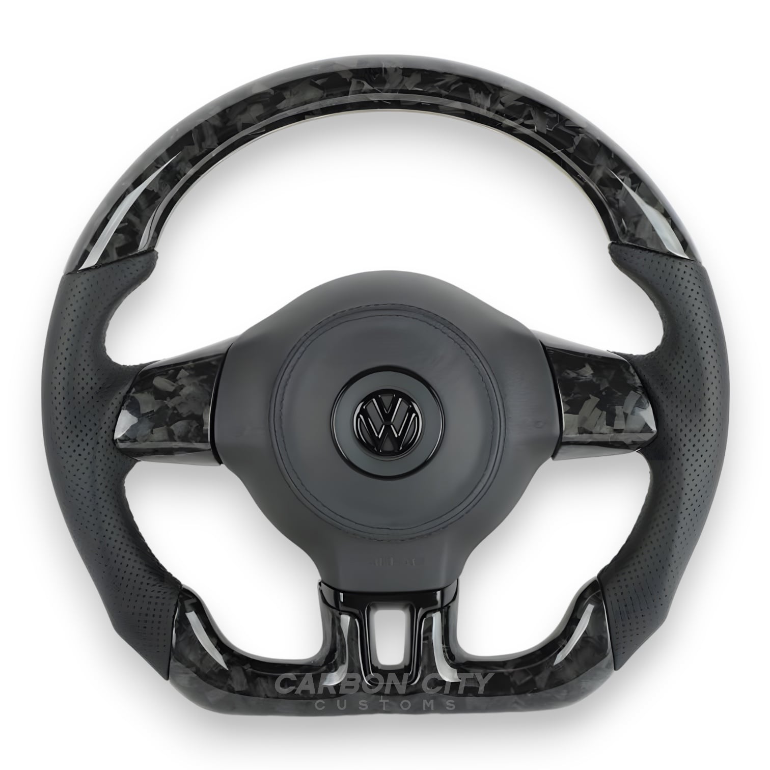 VW Golf MK6 custom steering wheel