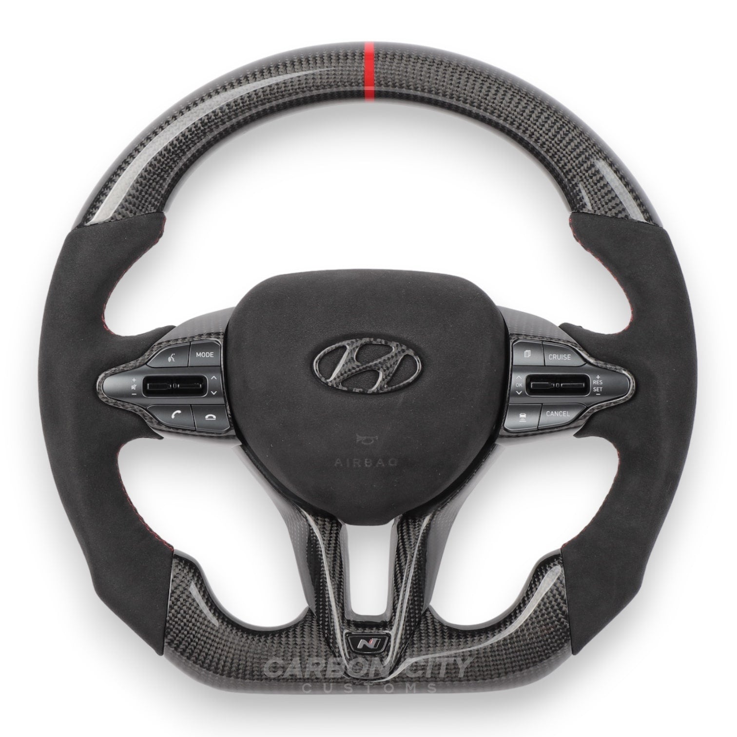 Hyundai i30N custom steering wheel
