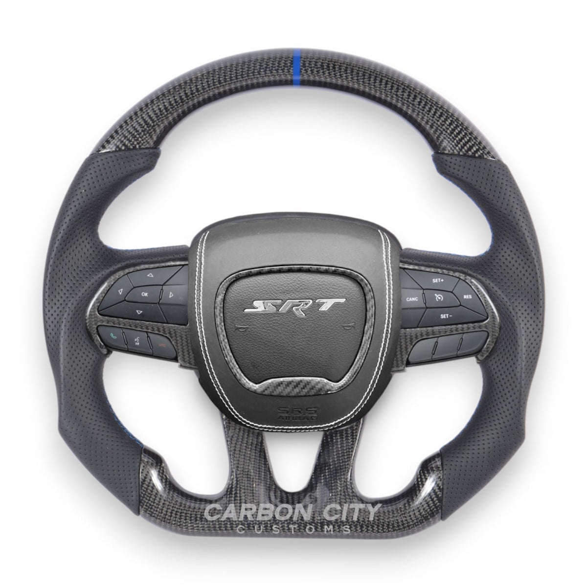 Jeep SRT Custom Steering Wheel | Carbon City Customs