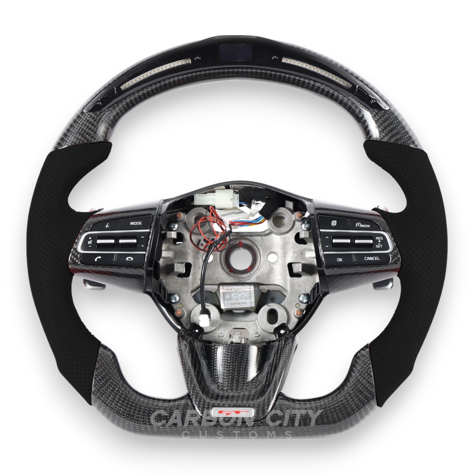 Kia Stinger custom carbon steering wheel