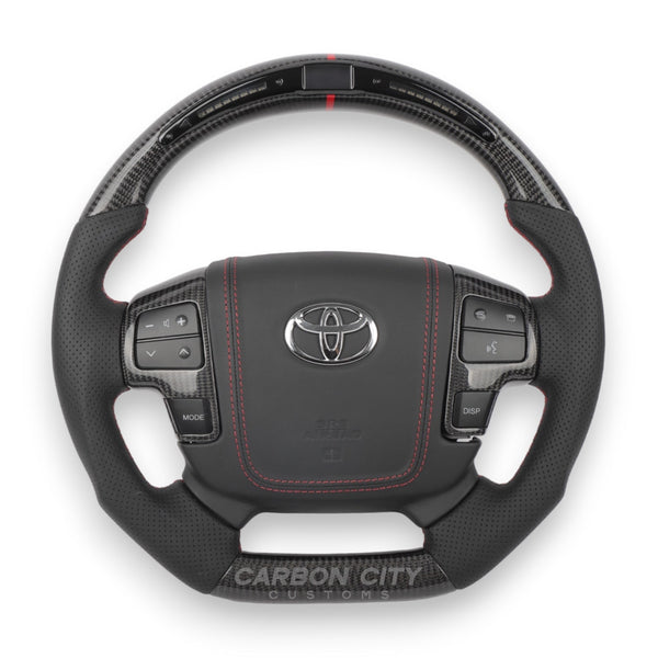 Toyota Land Cruiser 200 Series Style Customizable Steering Wheel | 2008 - 2015 - Carbon City Customs