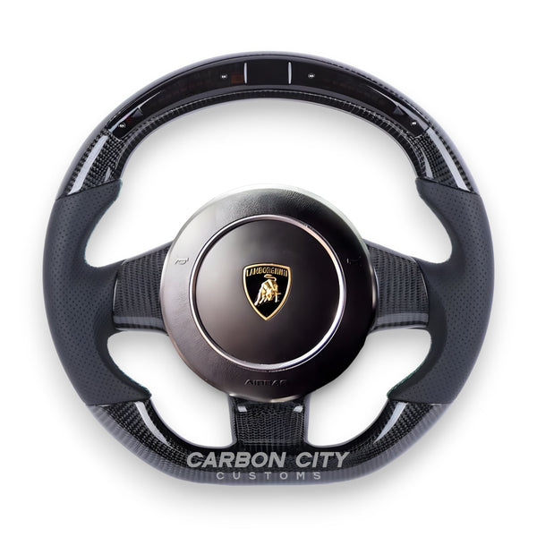 Lamborghini Gallardo Style Customizable Steering Wheel - Carbon City Customs