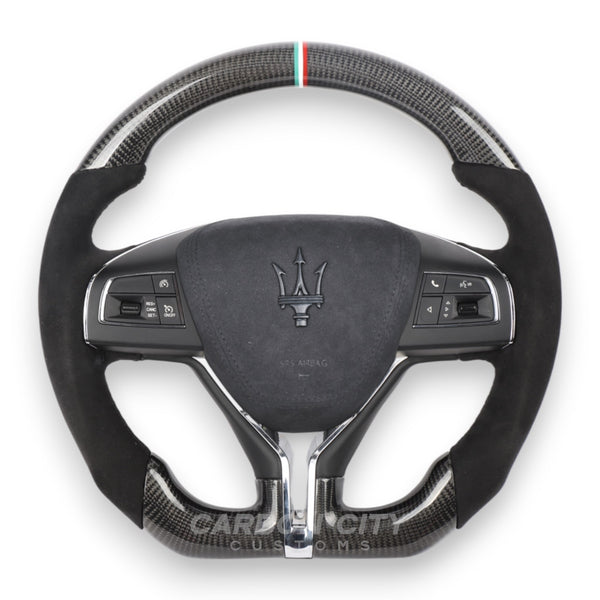 Maserati Customizable Steering Wheel - Carbon City Customs