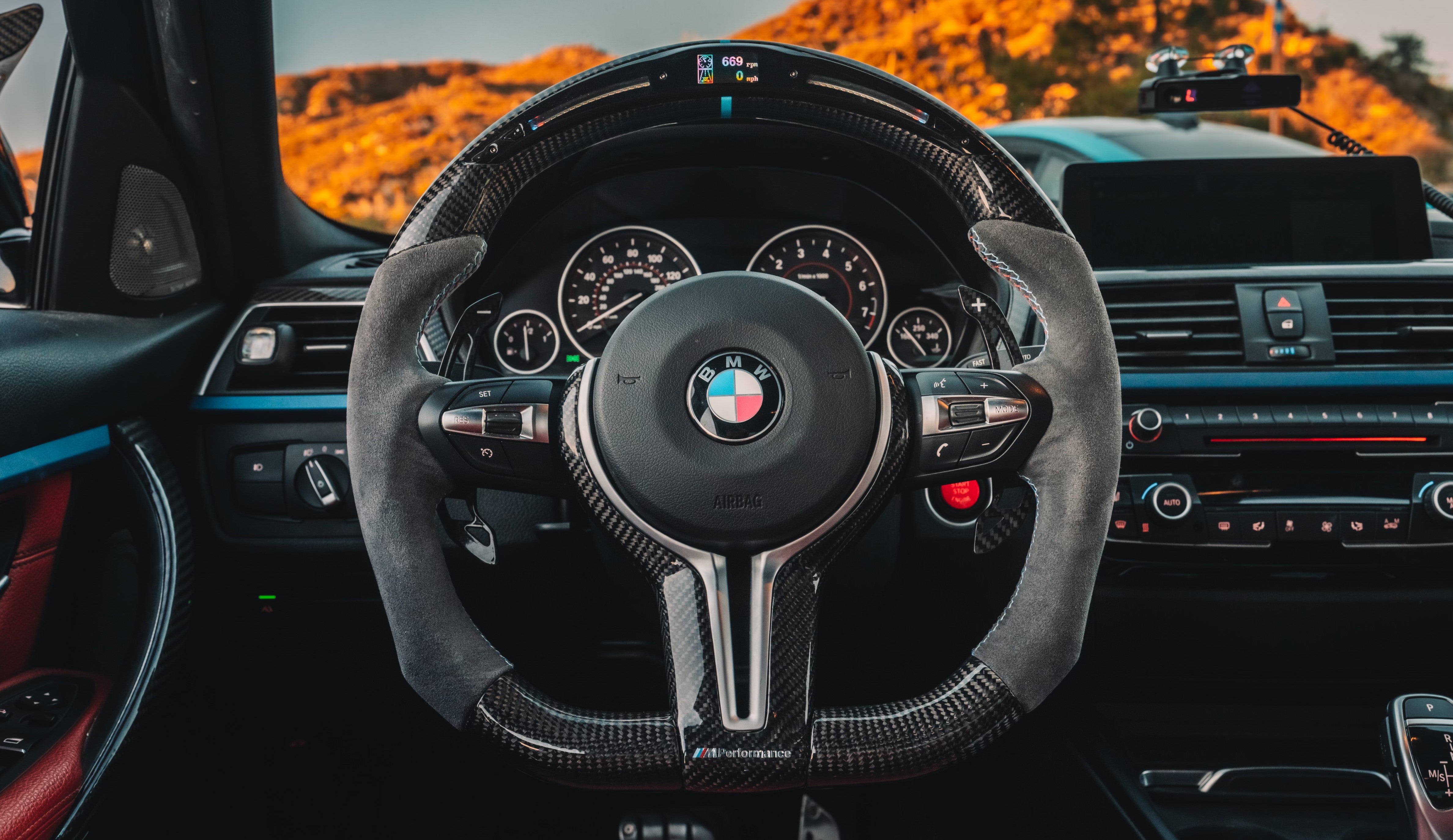 Carbon steering wheel