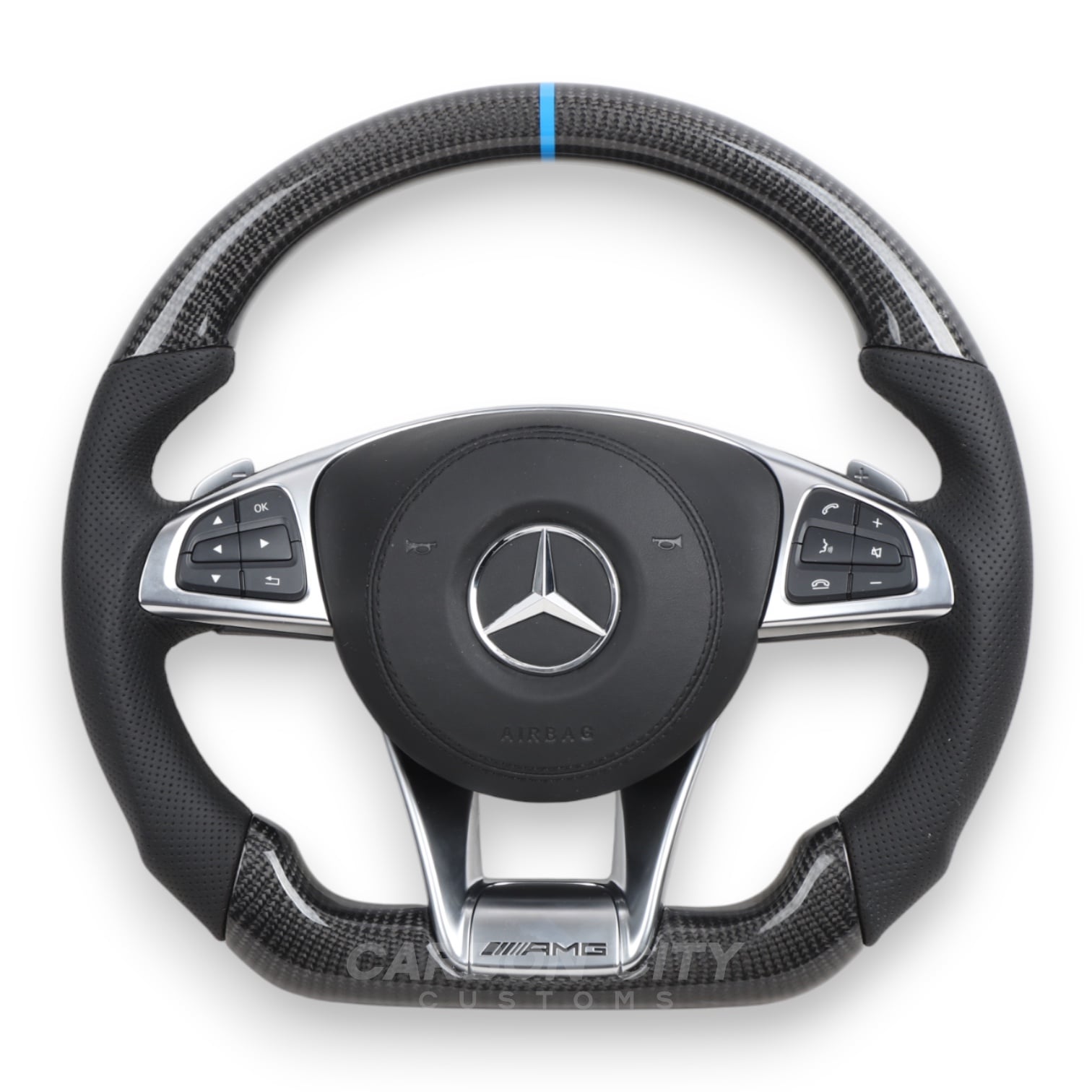 Mercedes-Benz custom steering wheel front