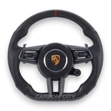 Porsche 911 (992) Style Customizable Steering Wheel - Carbon City Customs