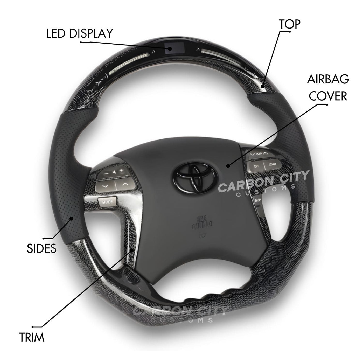 Hilux steering wheel size hotsell