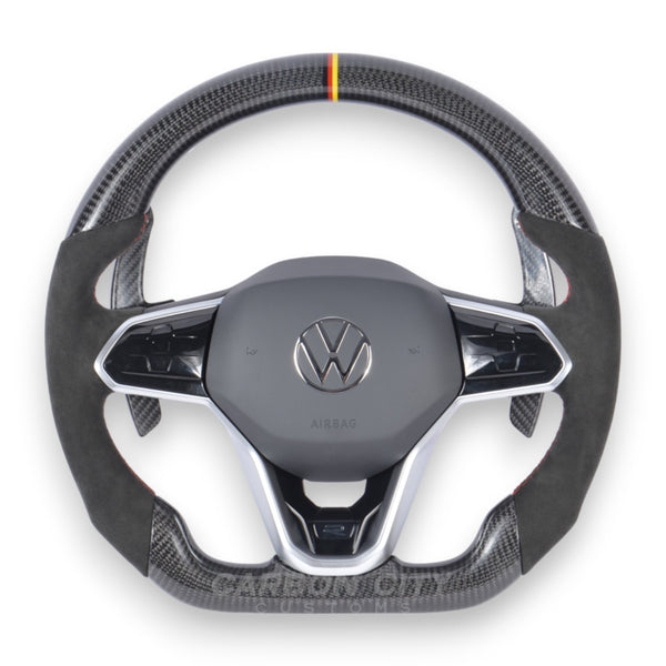 Volkswagen Golf Mk8 Style Customizable Steering Wheel - Carbon City Customs