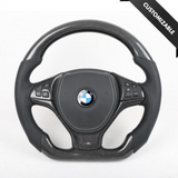 BMW E71 X6M Style Customizable Steering Wheel - Carbon City Customs