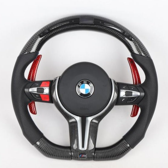BMW M Style Pre Designed LED Steering Wheel - Carbon City Customs