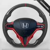 Honda Civic (8th Generation) Style Customizable Steering Wheel - Carbon City Customs