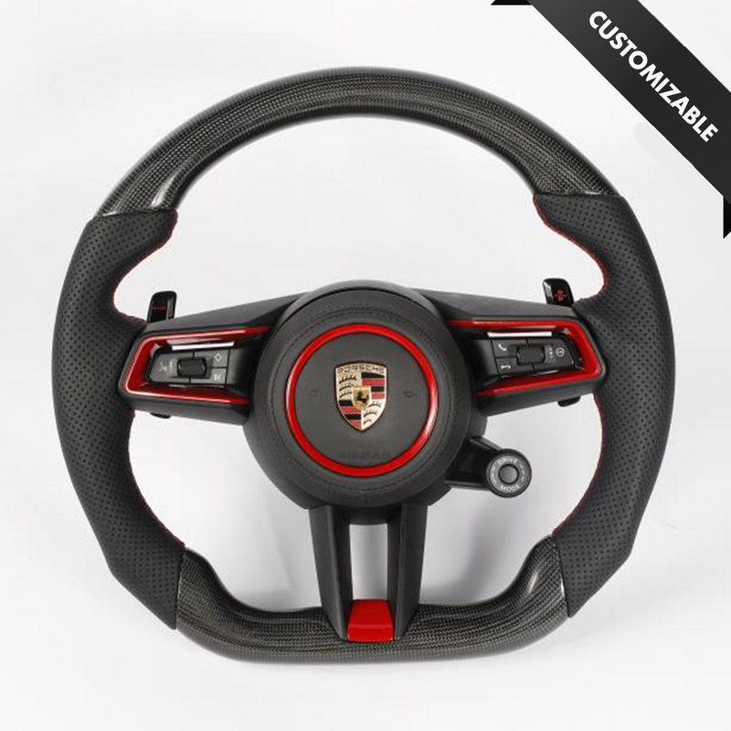 Porsche 911 992 Style Customizable Steering Wheel
