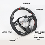 Toyota Camry Style Customizable Steering Wheel - Carbon City Customs