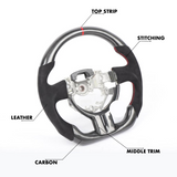 Subaru BRZ Style Customizable Steering Wheel - Carbon City Customs