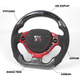 Nissan GT-R R35 Style Customizable Steering Wheel - Carbon City Customs