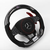 Mercedes-Benz 2017 AMG Performance Style Pre Designed LED Complete Steering Wheel - Carbon City Customs