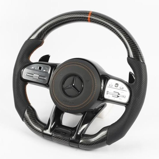 Mercedes-Benz 2020 AMG Performance Style Pre Designed Complete Steering Wheel - Carbon City Customs