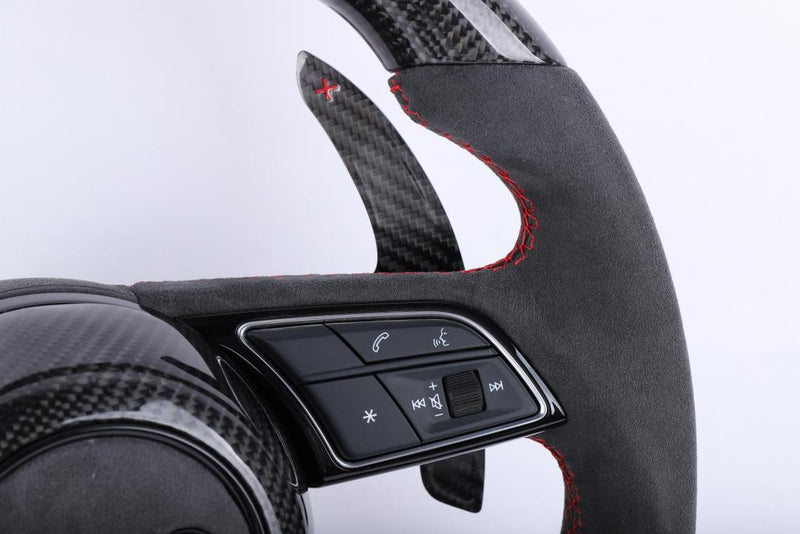 Audi RS Style Pre Designed LED Complete Steering Wheel - Carbon City Customs
